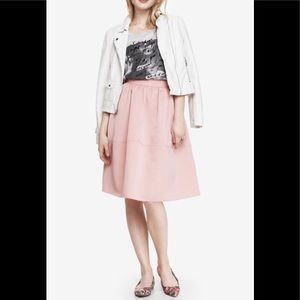 Express high waisted skirt size 4 A-line skirt.